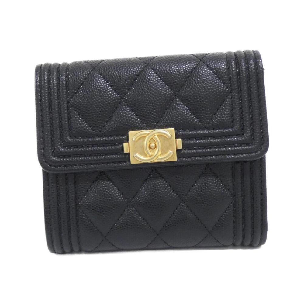 CHANEL Authentic Black Wallet